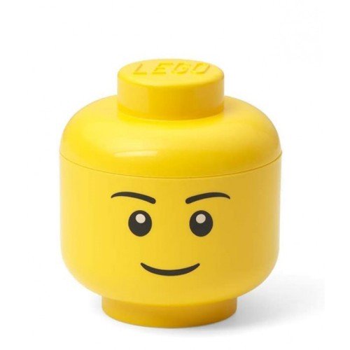 Mini boîte de rangement en forme de tête de garçon - Lego 