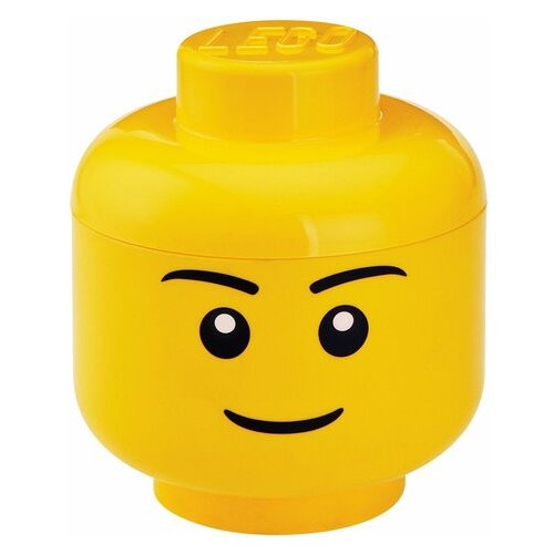 Boîte de rangement en forme de tête (version garçon) LEGO® – Grande - Lego 