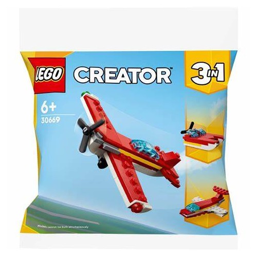 Polybag Creator - L'avion rouge iconique - Lego 