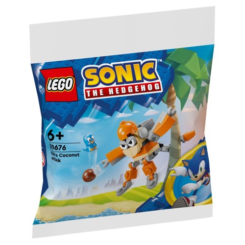 Polybag Sonic - L'attaque à la noix de coco de Kiki - Lego 