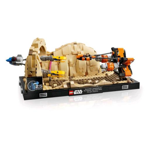 Diorama de la course de podracers de Mos Espa - LEGO Star Wars