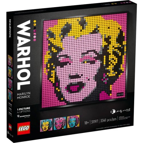 Andy Warhol's Marilyn Monroe - LEGO Art