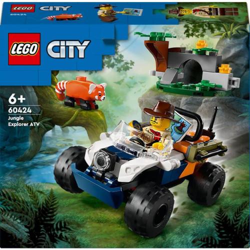 Le tout-terrain de l’explorateur de la jungle et le panda roux - Lego LEGO City