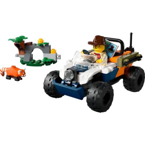 Le tout-terrain de l’explorateur de la jungle et le panda roux - LEGO City