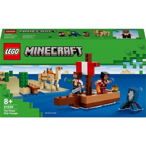 Le voyage du bateau pirate - Lego LEGO Minecraft