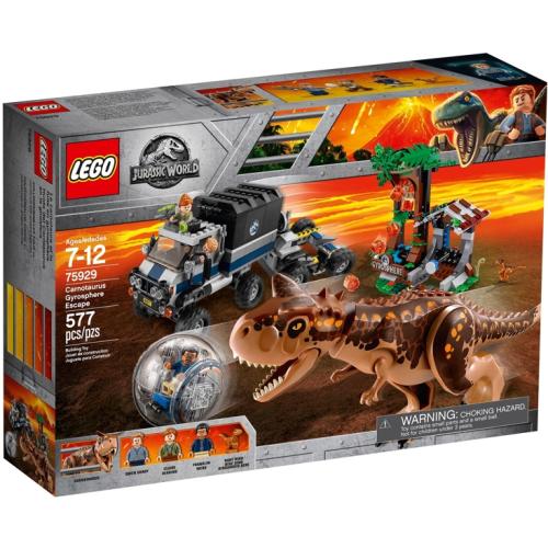 Le Carnotaurus et la fuite en Gyrosphère - Lego LEGO Jurassic World