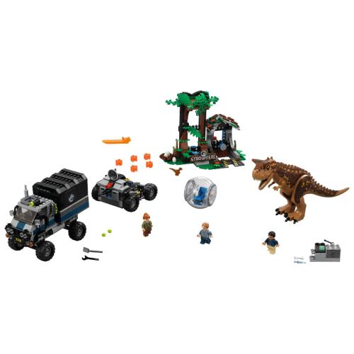 Le Carnotaurus et la fuite en Gyrosphère - LEGO Jurassic World