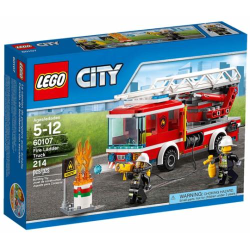 Le camion de pompiers avec échelle - Lego LEGO City