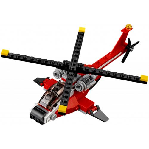 L'hélicoptère Rouge - LEGO Creator 3-en-1