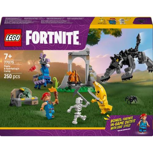 Le camp de Banane et Mécano - LEGO Fortnite