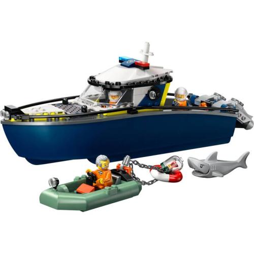 La course-poursuite en bateau de police - LEGO City