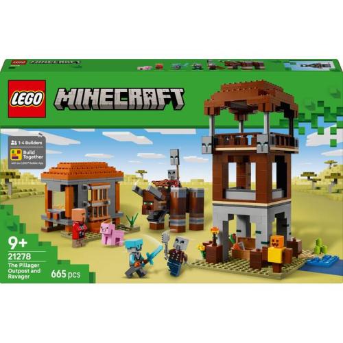 L’avant-poste de pillards et le ravageur - Lego LEGO Minecraft