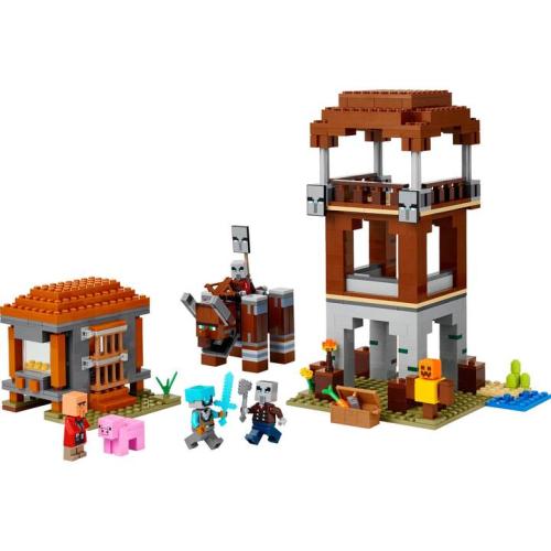 L’avant-poste de pillards et le ravageur - LEGO Minecraft