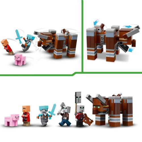 L’avant-poste de pillards et le ravageur - LEGO Minecraft