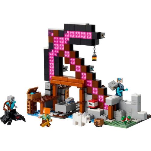 La mine en forme de pioche - LEGO Minecraft