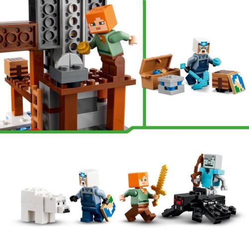 La mine en forme de pioche - LEGO Minecraft