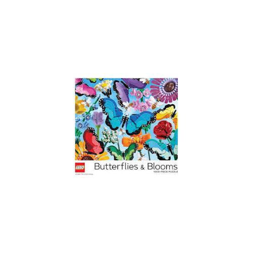 Puzzle de 1 000 pièces Papillons et fleurs - Lego 