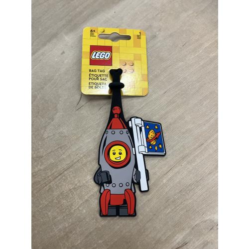 Etiquette de sac garçon fusée - Lego 