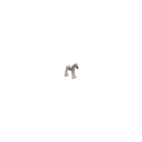 Cheval poulain (motif zébré) -