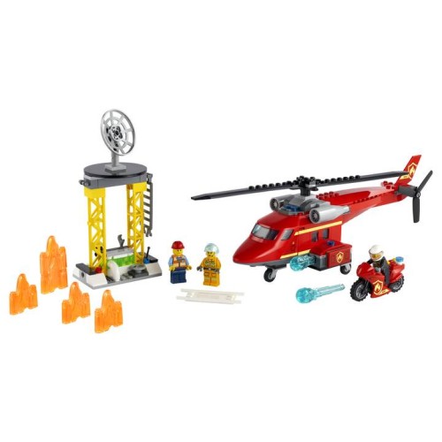 L'hélicoptère de secours des pompiers - LEGO City