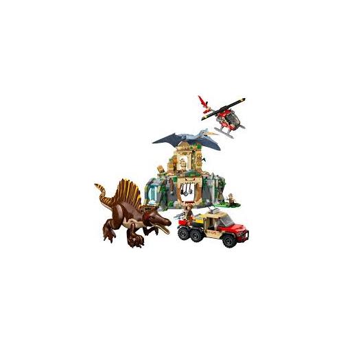 Mission aérienne avec le spinosaure et le quetzalcoatlus - LEGO Jurassic World