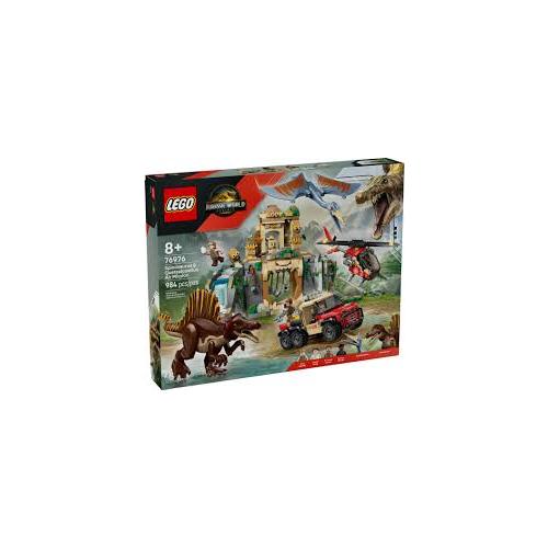 Mission aérienne avec le spinosaure et le quetzalcoatlus - LEGO Jurassic World