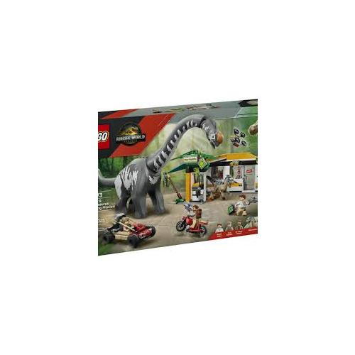 La poursuite du vélociraptor et du titanosaure - LEGO Jurassic World
