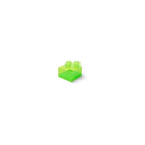 Brique de rangement translucide - vert clair - 