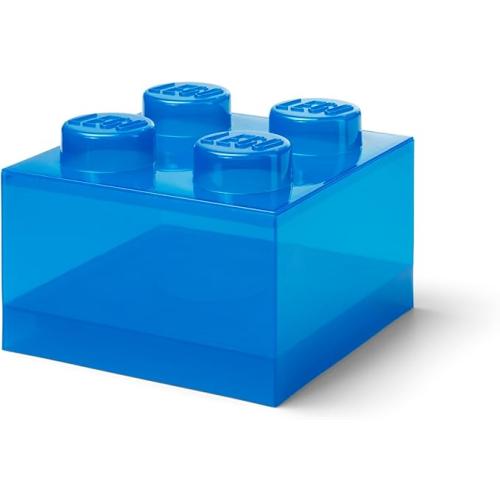 Brique de rangement translucide - bleue -