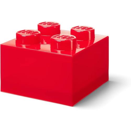 Brique de rangement translucide - rouge - 