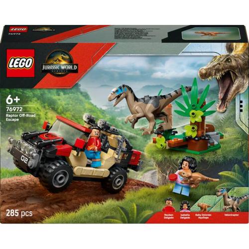 Le vélociraptor et l’évasion en 4x4 - Lego LEGO Jurassic World