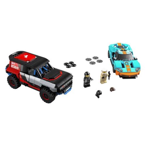 Ford GT Heritage Edition et Bronco R - LEGO Speed Champions