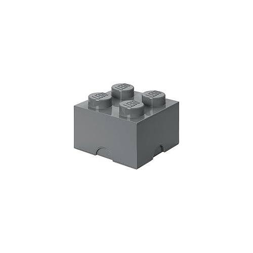 Brique de rangement 4 tenons – gris foncé - 