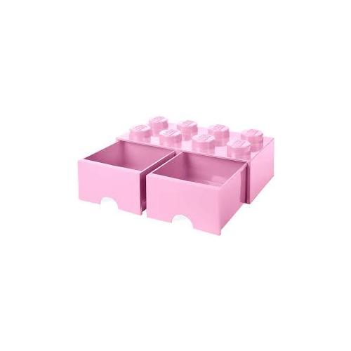 Brique 8 tenons avec tiroirs – mauve - 