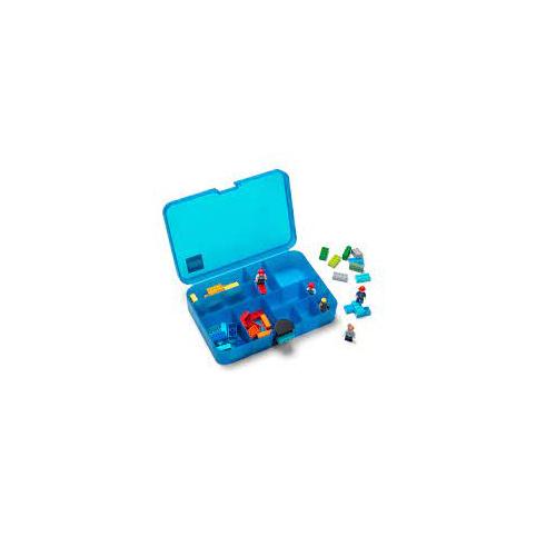 Boîte de tri bleue transparente - 
