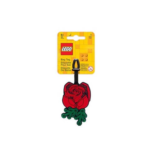 Étiquette de sac Rose -