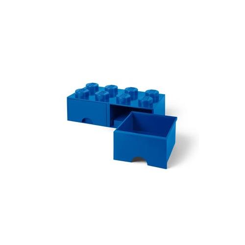 Brique de rangement 8 tenons avec tiroirs – bleu - 