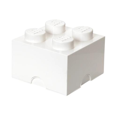 Brique de rangement 4 tenons – blanc -