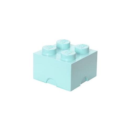 Brique de rangement 4 tenons – aqua - Lego 