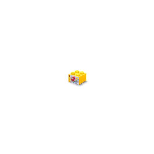 Brique de rangement 4 tenons – jaune -