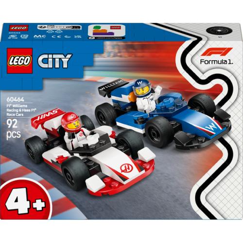 Voitures de course de F1 Williams Racing et Haas F1 - Lego 