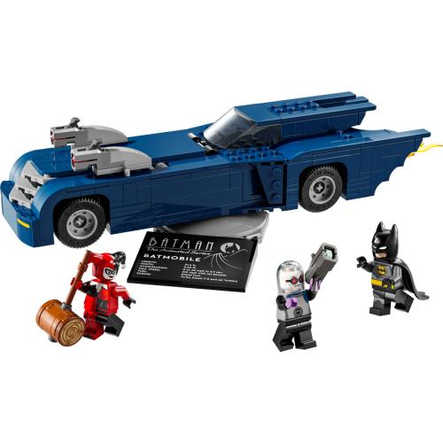 Batman avec la Batmobile contre Harley Quinn et Mr. Freeze - LEGO Batman