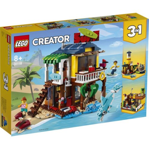 La maison sur la plage du surfeur - Lego LEGO Creator 3-en-1
