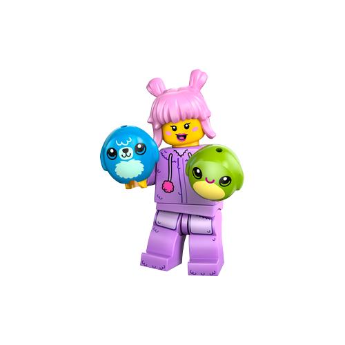 Minifigurines Série 27  71048- La collectionneuse de peluches - Lego 