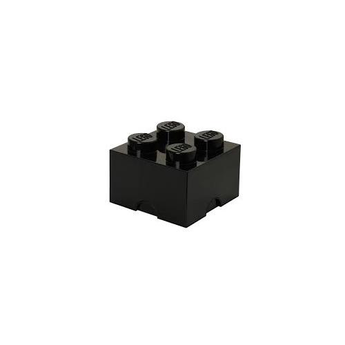 Brique de rangement 4 tenons – noir - Lego 