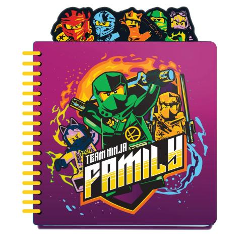 Carnet à onglets Ninjago - Lego 