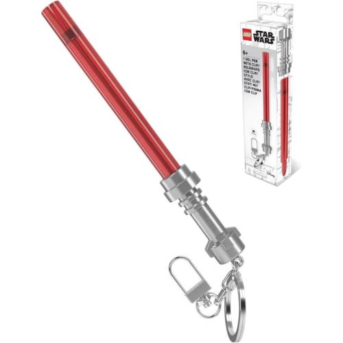 Porte-clés Stylo à bille à encre gel LEGO Star Wars -rouge - 
