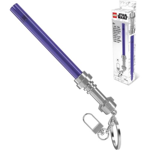 Porte-clés Stylo à bille à encre gel LEGO Star Wars -violet - 