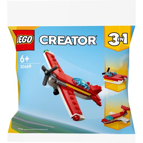 Polybag Creator - L'avion rouge iconique - Lego 