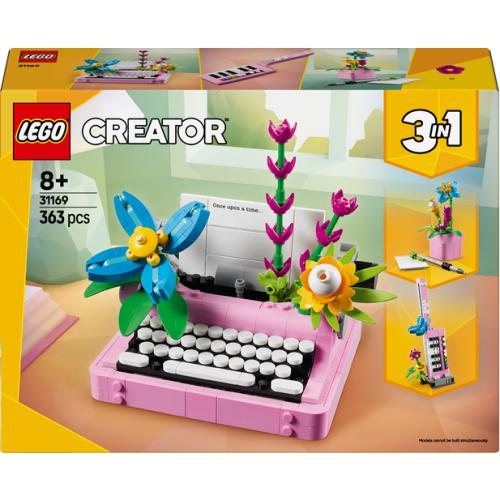 La machine à écrire avec des fleurs - Lego LEGO Creator 3-en-1